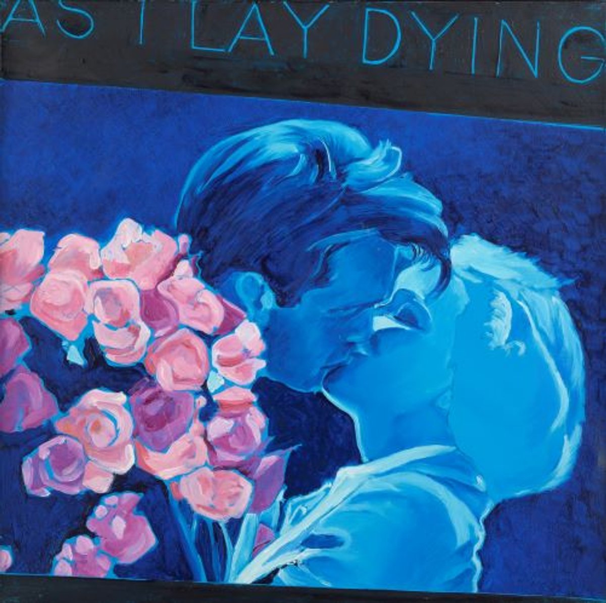 Jacques Monory, Baiser n°19, 2001, huile sur toile. © Jacques Monory. Photo Jean-Louis Losi