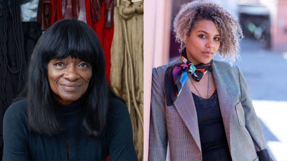 Les lauréates des Prix AWARE 2021, Barbara Chase-Riboud et Gaëlle Choisne. Courtesy Michael Rosenfeld Gallery LLC, New York. © Grant Delin. © Michaël Huard