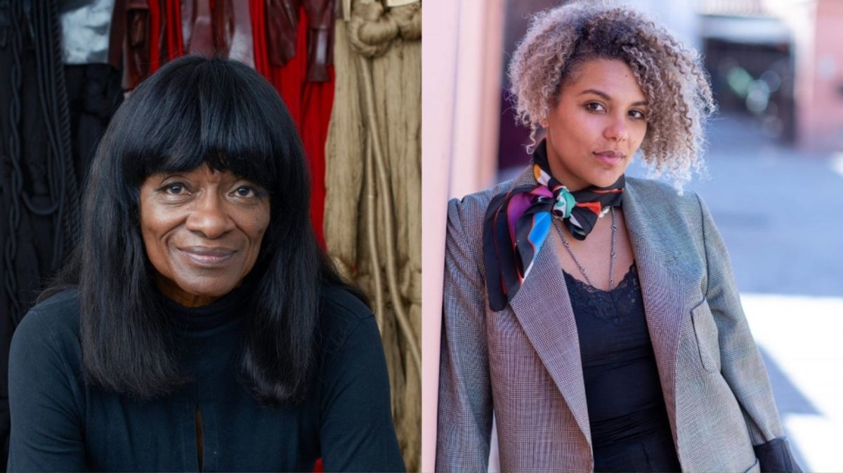 Les lauréates des Prix AWARE 2021, Barbara Chase-Riboud et Gaëlle Choisne. Courtesy Michael Rosenfeld Gallery LLC, New York. © Grant Delin. © Michaël Huard