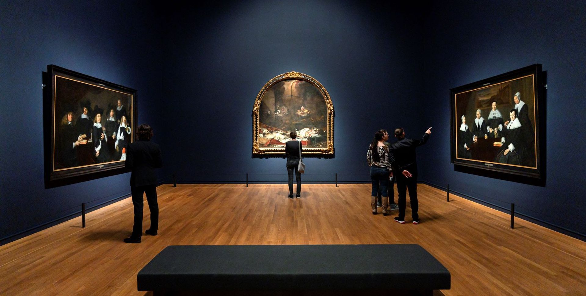 Vue de l’exposition « Rembrandt-Velázquez. Dutch & Spanish Masters »   au Rijskmuseum d’Amsterdam. Photo : Olivier Middendorp, D.R.
