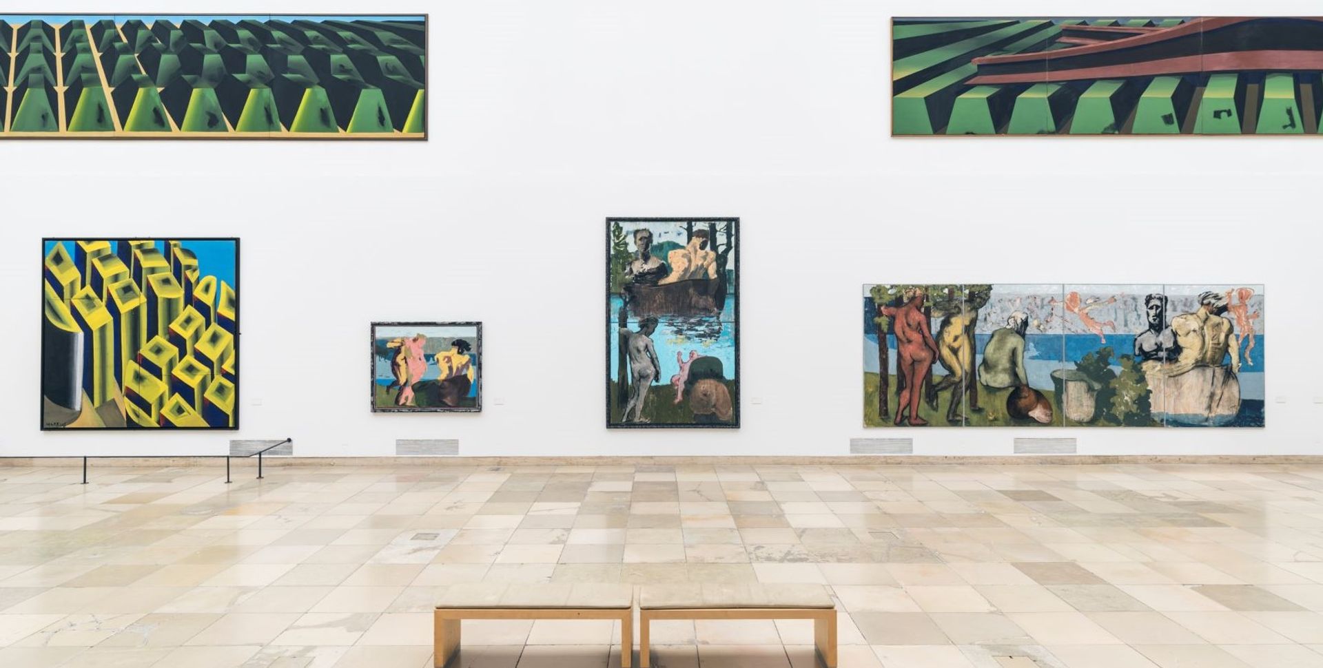 Vue de l’exposition « Markus Lüpertz. Über die  Kunst zum Bild », 2019. Photo : Maximilian  Geuter. © VG Bild-Kunst, Bonn 2019