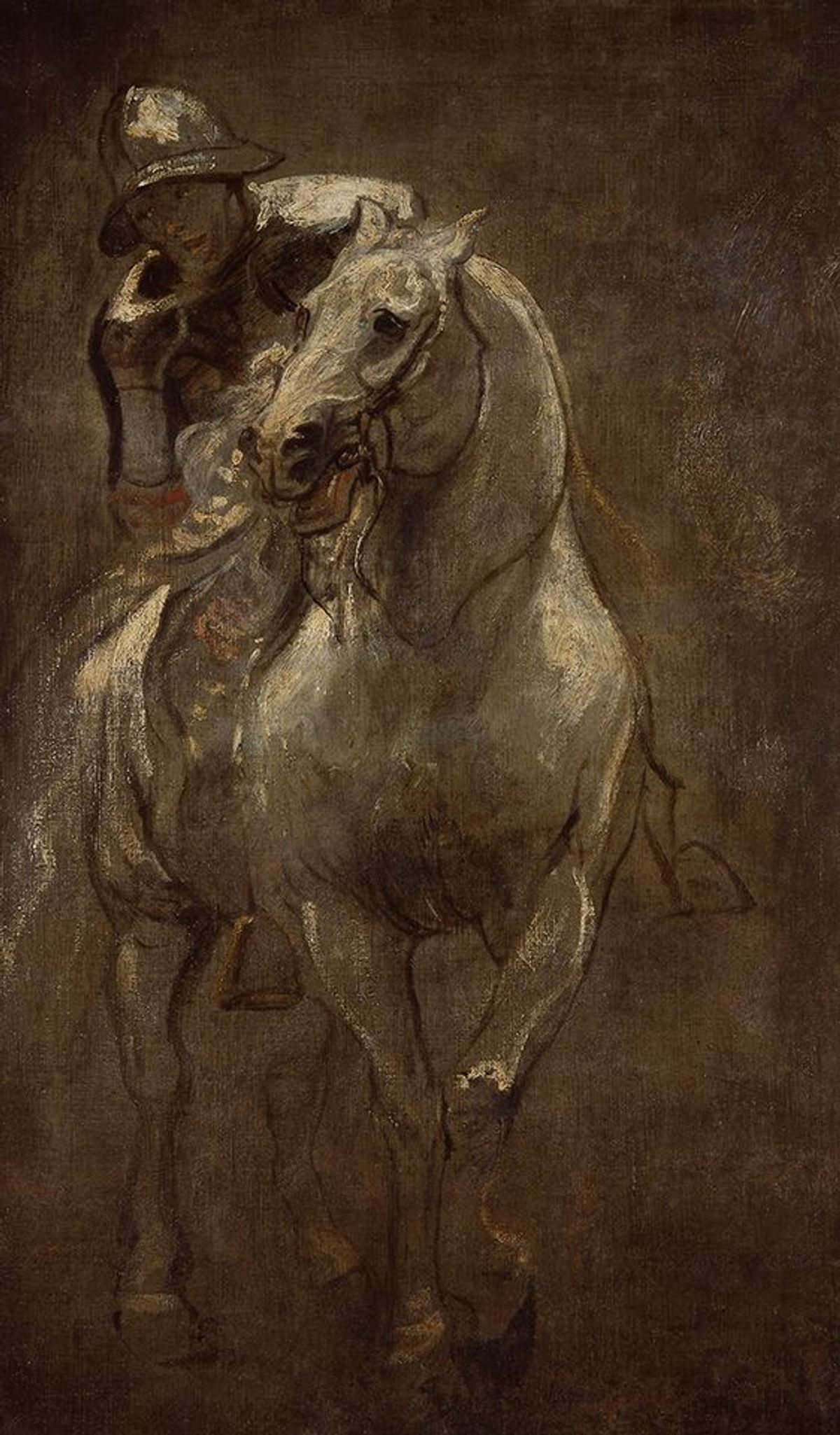 Anthony van Dyck, A Soldier on Horseback, vers 1616. Courtesy de la police de Thames Valley