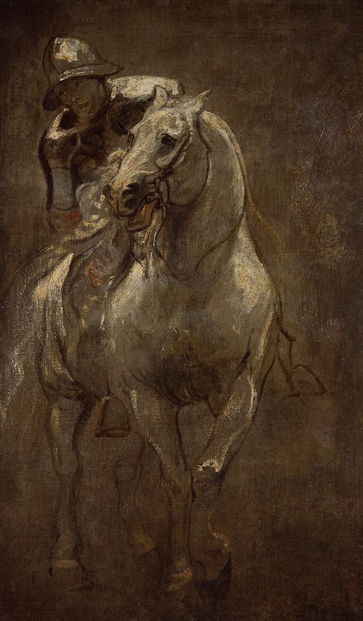 Anthony van Dyck, A Soldier on Horseback, vers 1616. Courtesy de la police de Thames Valley