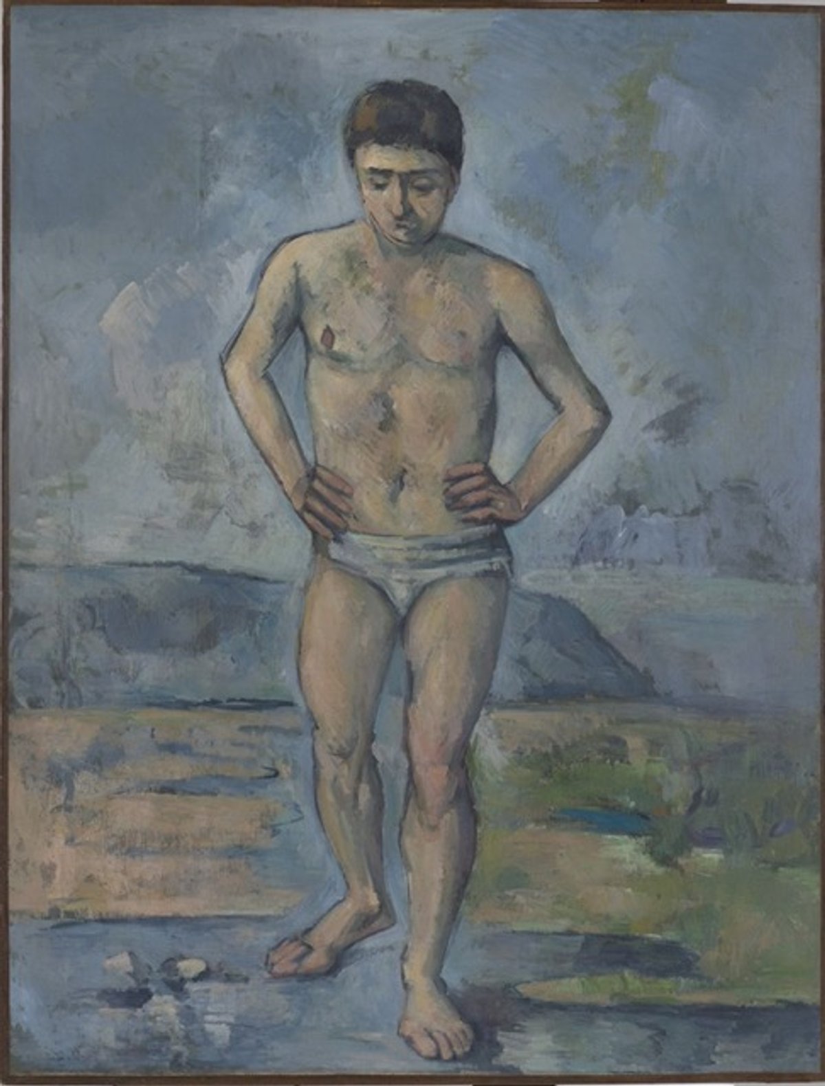 Paul Cezanne, Le Baigneur, vers 1885, huile sur toile, New York, The Museum of Modern Art. Courtesy du Museum of Modern Art, New York