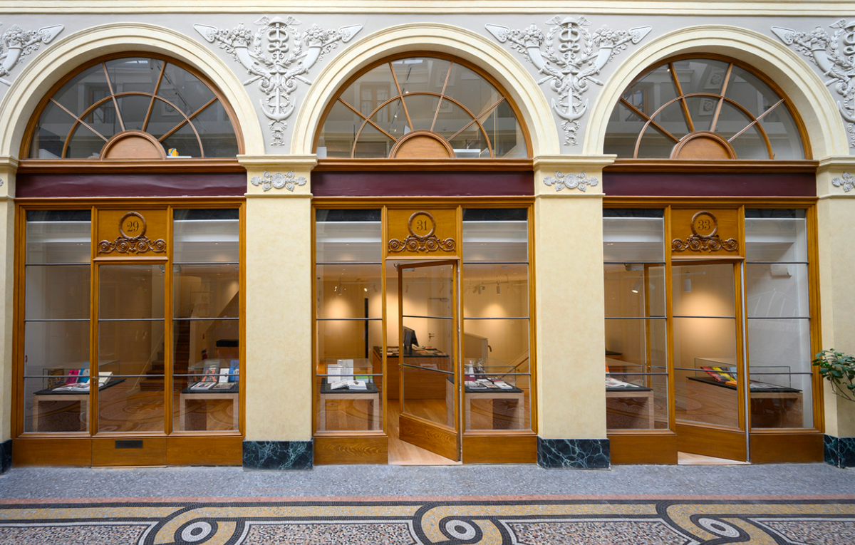 La Galerie de l’Académie des beaux-arts, Galerie Vivienne, à Paris. D.R.