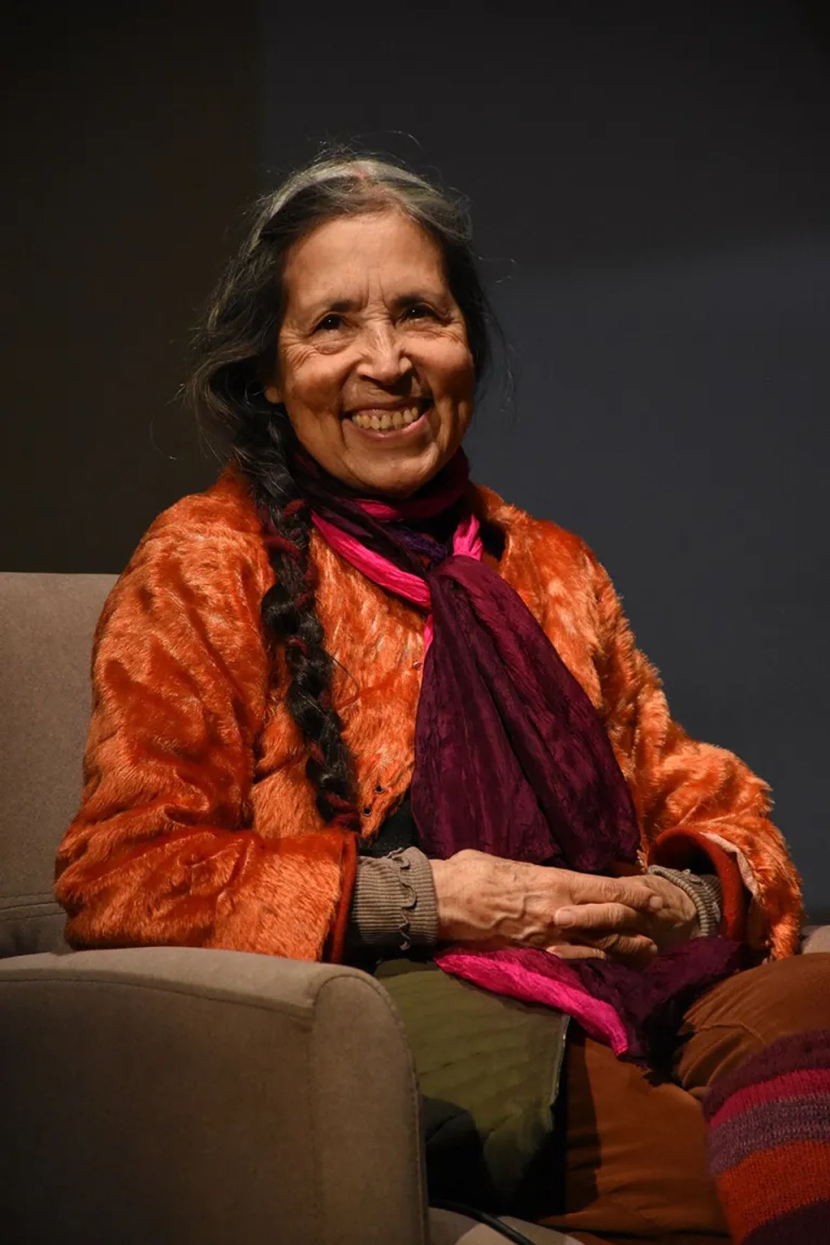 Cecilia Vicuña, 2023. Photo : Bruno Savelli