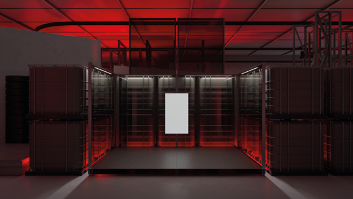 Anne Imhof, YOUTH, rende , l’installation au Stedelijk Museum,
Amsterdam, 2022. © Anne Imhof