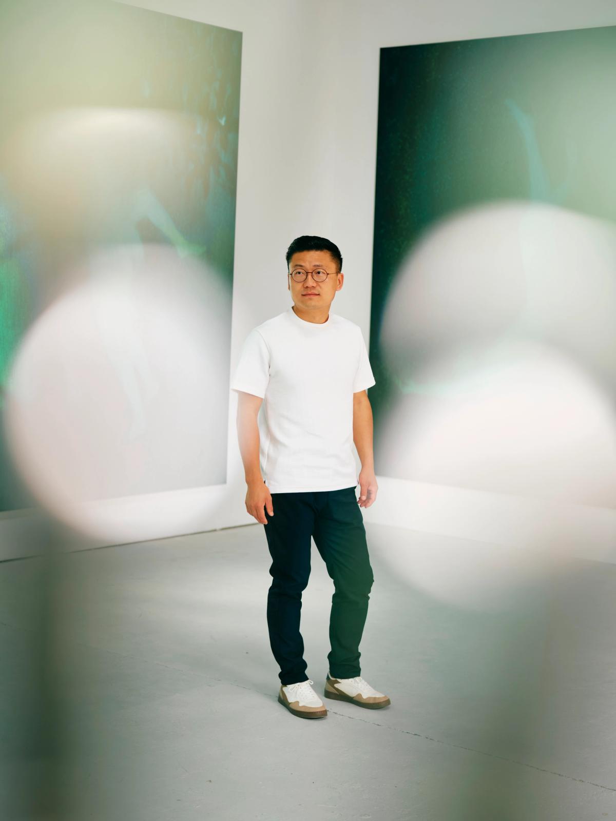 Portrait de Xie Lei. Photo : Guillaume Blot