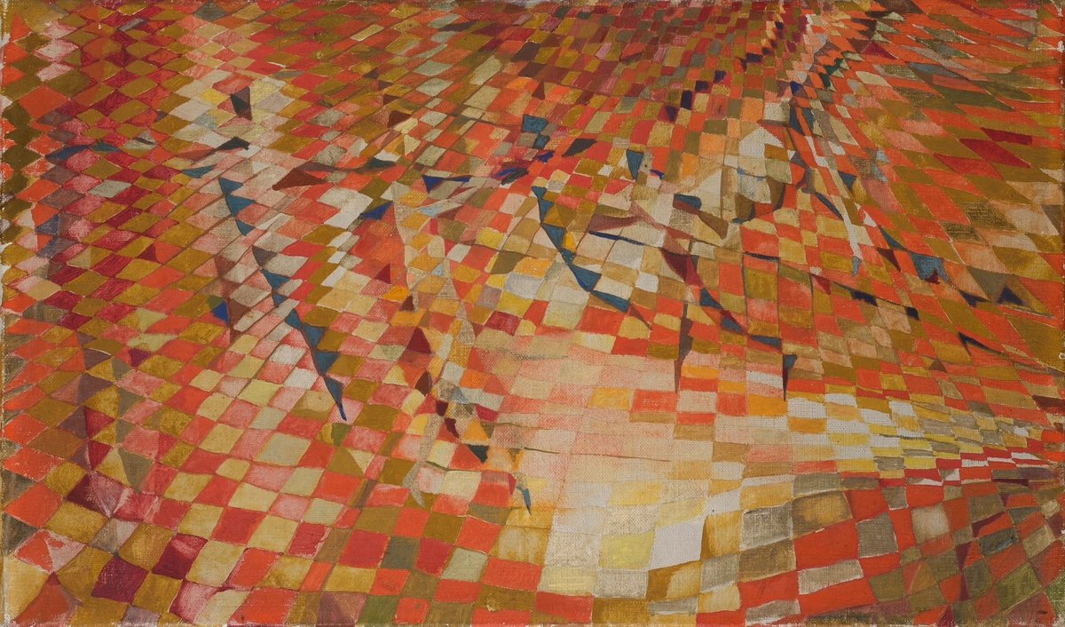 Maria Helena Vieira da Silva, Figure de ballet, 1948. Courtesy de la Galerie Jeanne Bucher Jaeger, Paris-Lisbonne. © Maria Helena Vieira da Silva ; SIAE 2025