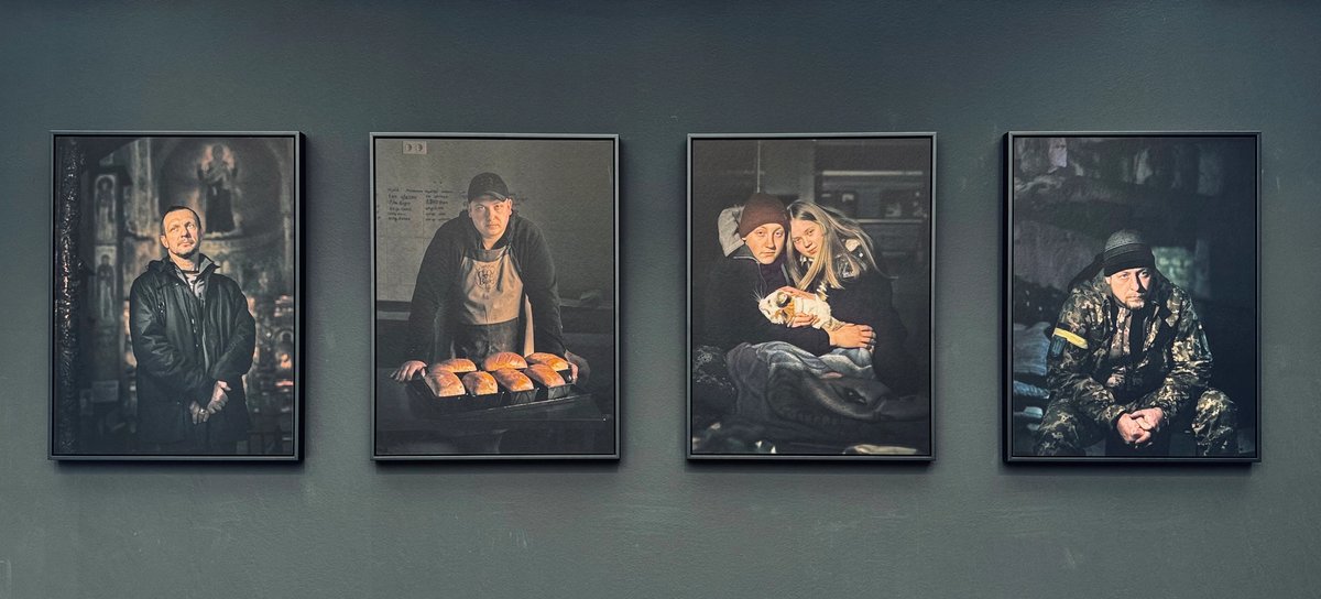 Alexander Chekmenev, Citizens of Kyiv, exposé au Hangar. Photo D.R. Courtesy de l'artiste