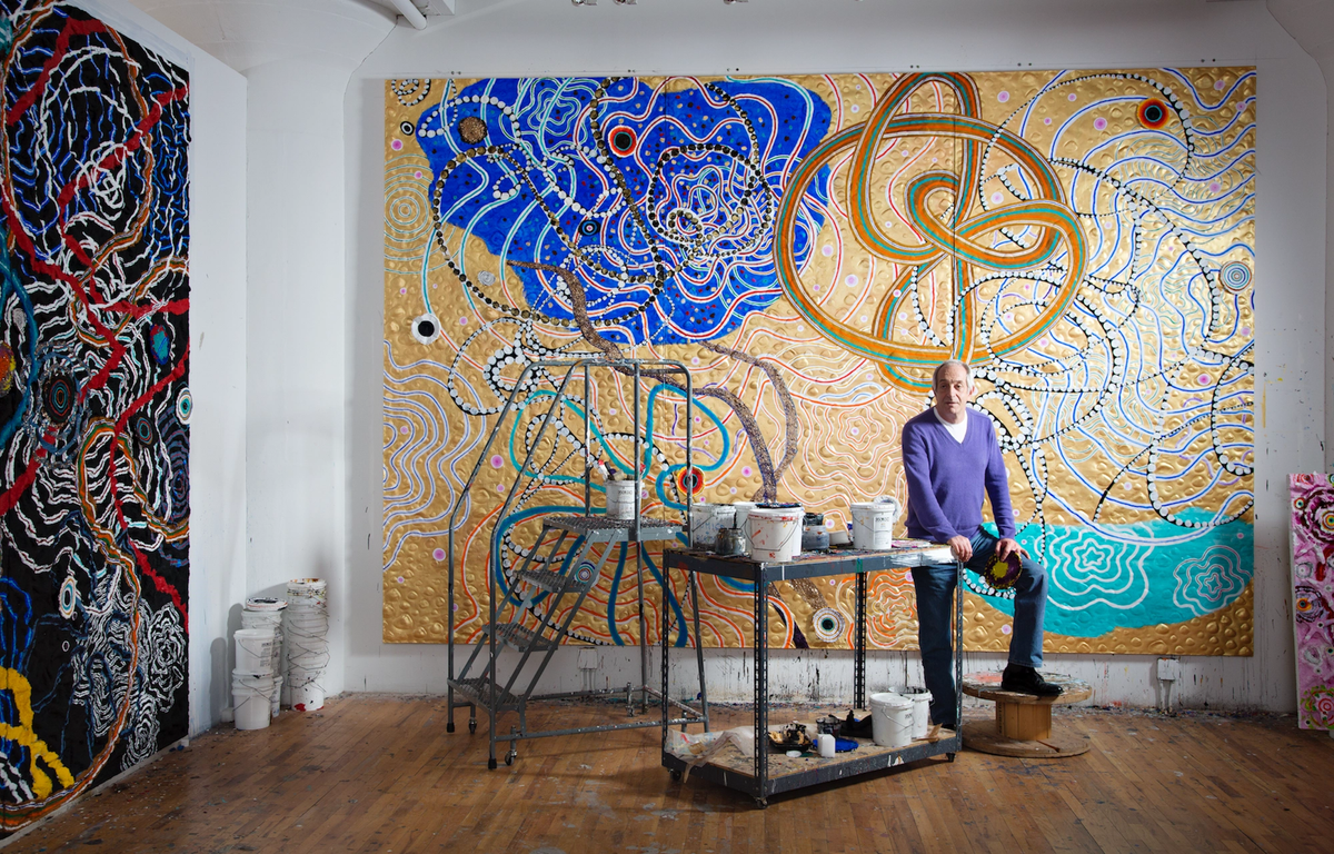 Nabil Nahas dans son atelier. Photo : Farzad Owrang