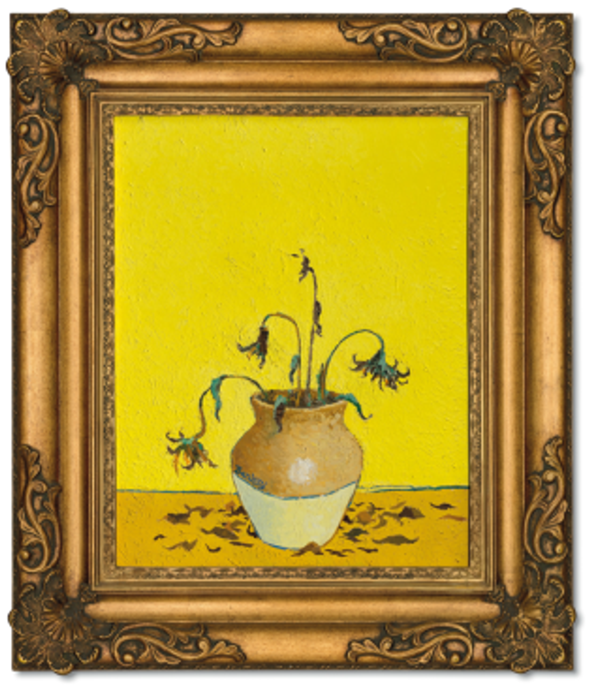 Banksy, Sunflowers from Petrol Station, 2005. Courtesy Christie's
