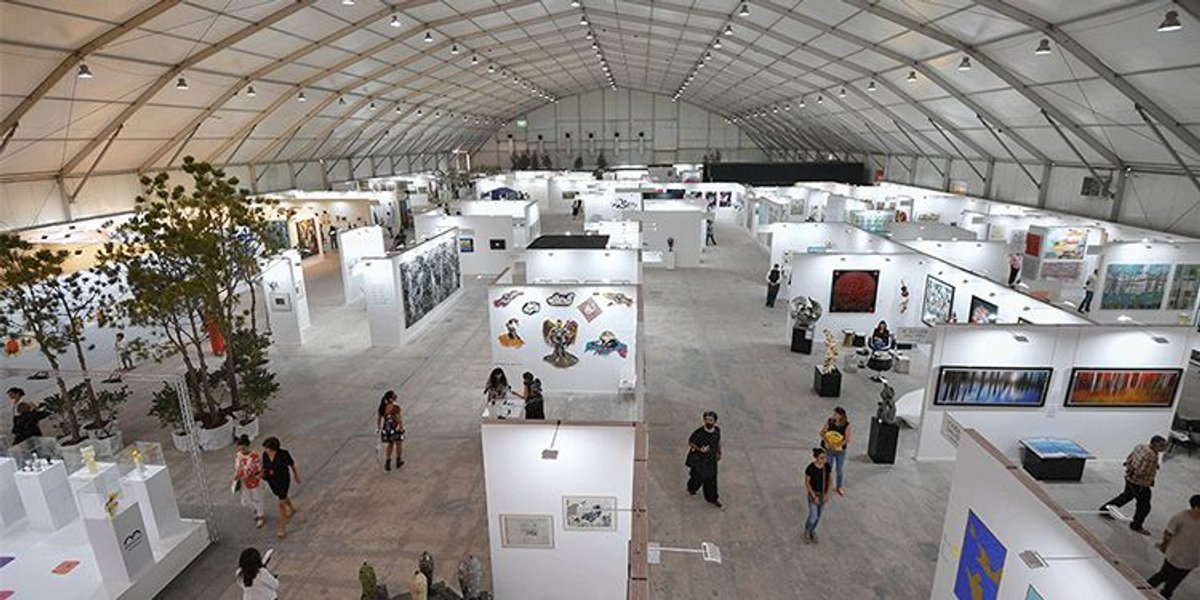 Vue générale de la foire Beirut Art Fair 2018. © D. R.
