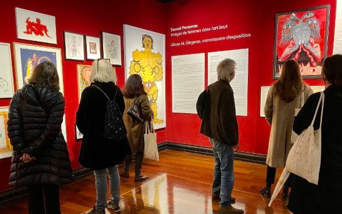 L’exposition « Sexual Personae », proposée dans le cadre de l’Outsider Art Fair 2020 à Drouot. © D.R.