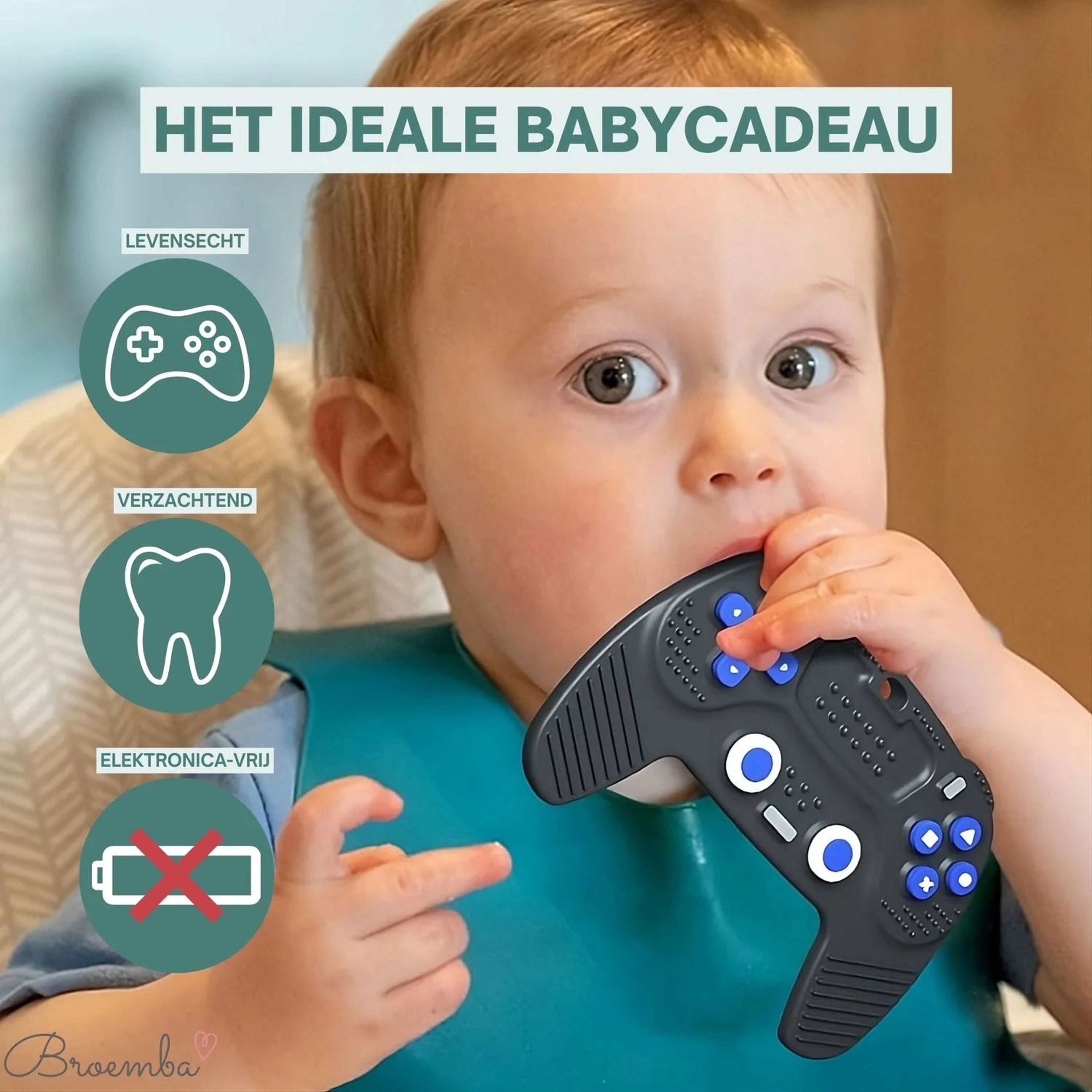 Broemba télécommande bébé Oslo en noir