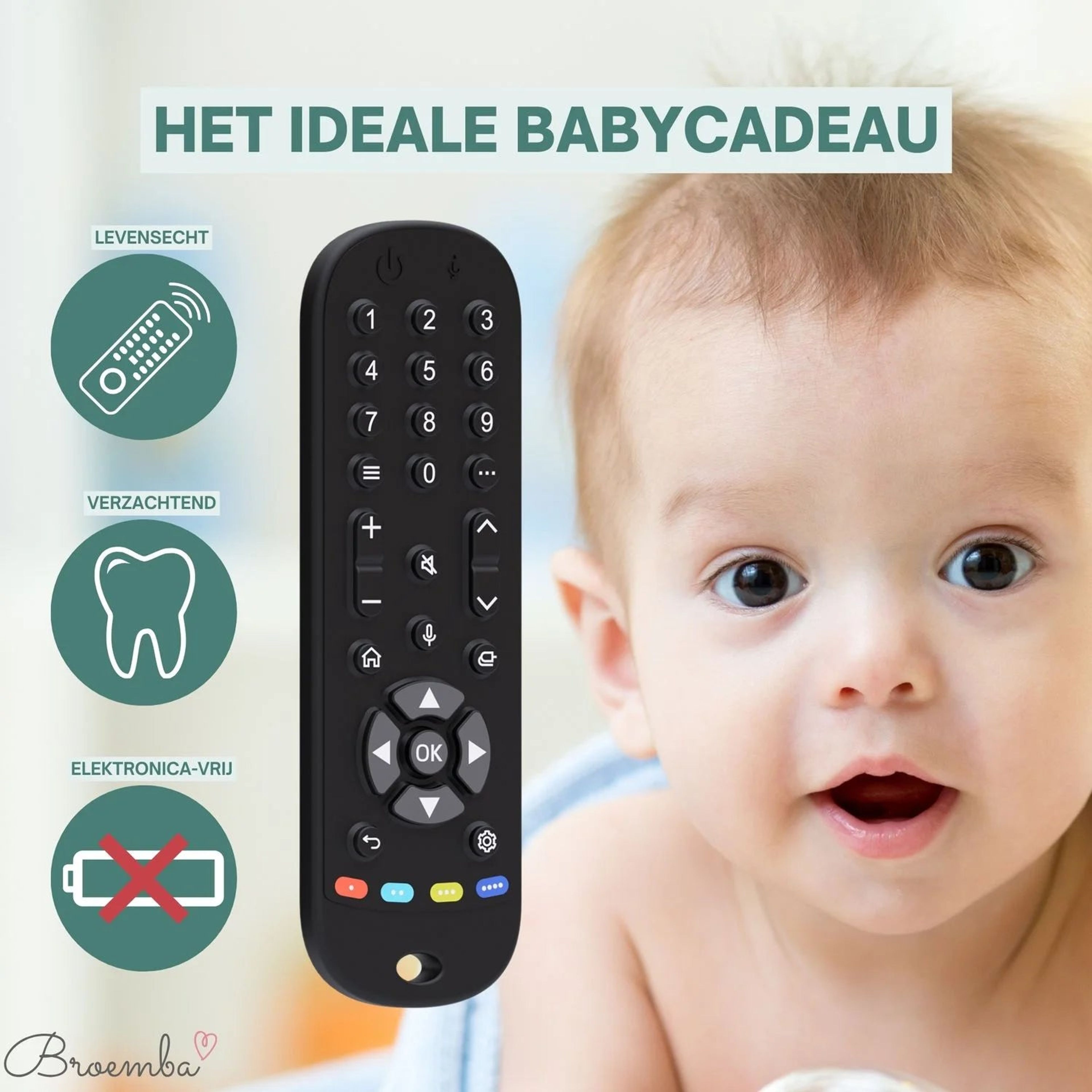 Broemba télécommande bébé Bern en noir