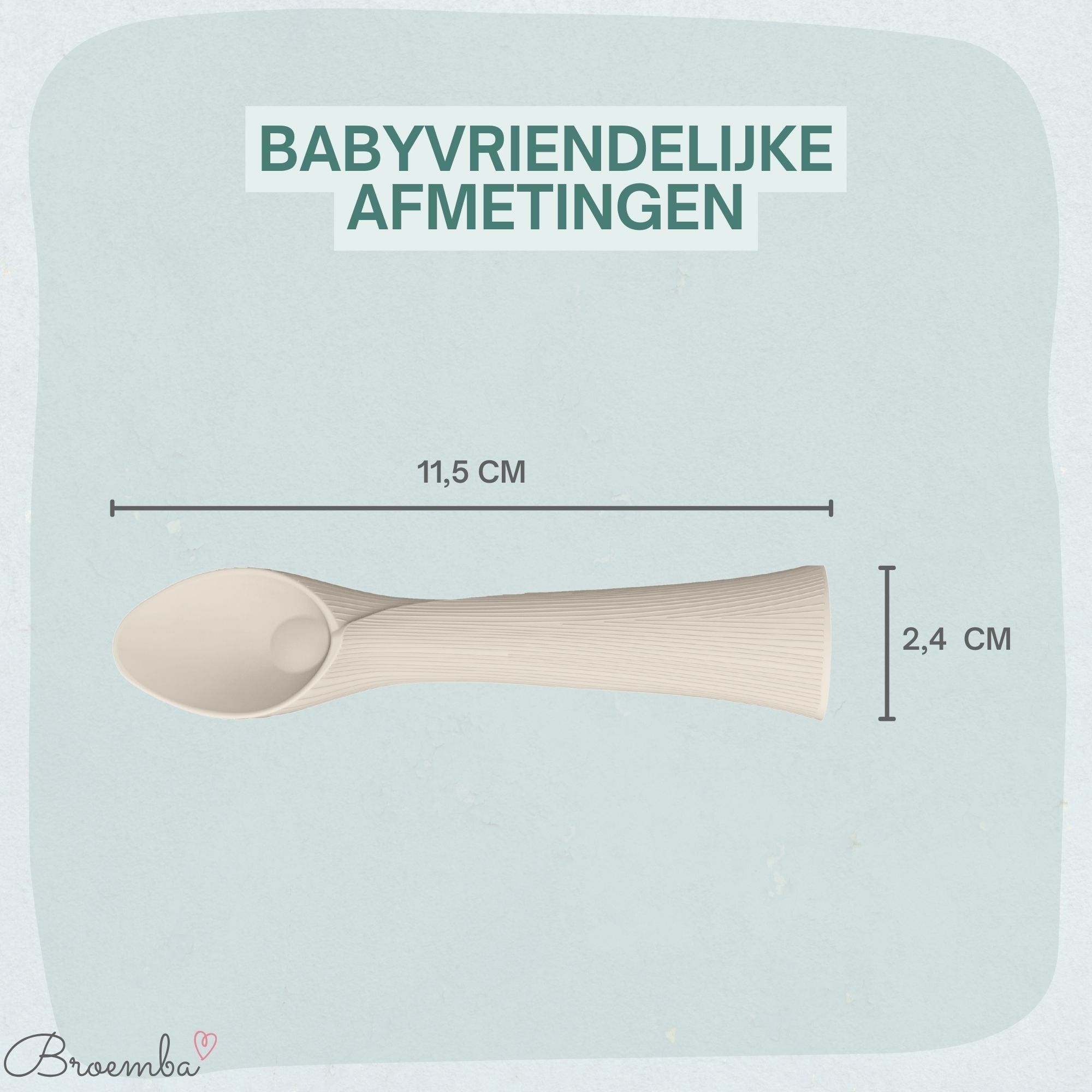 Baby Oefenlepels met Zuignap 6-delig Beige - afbeelding 6