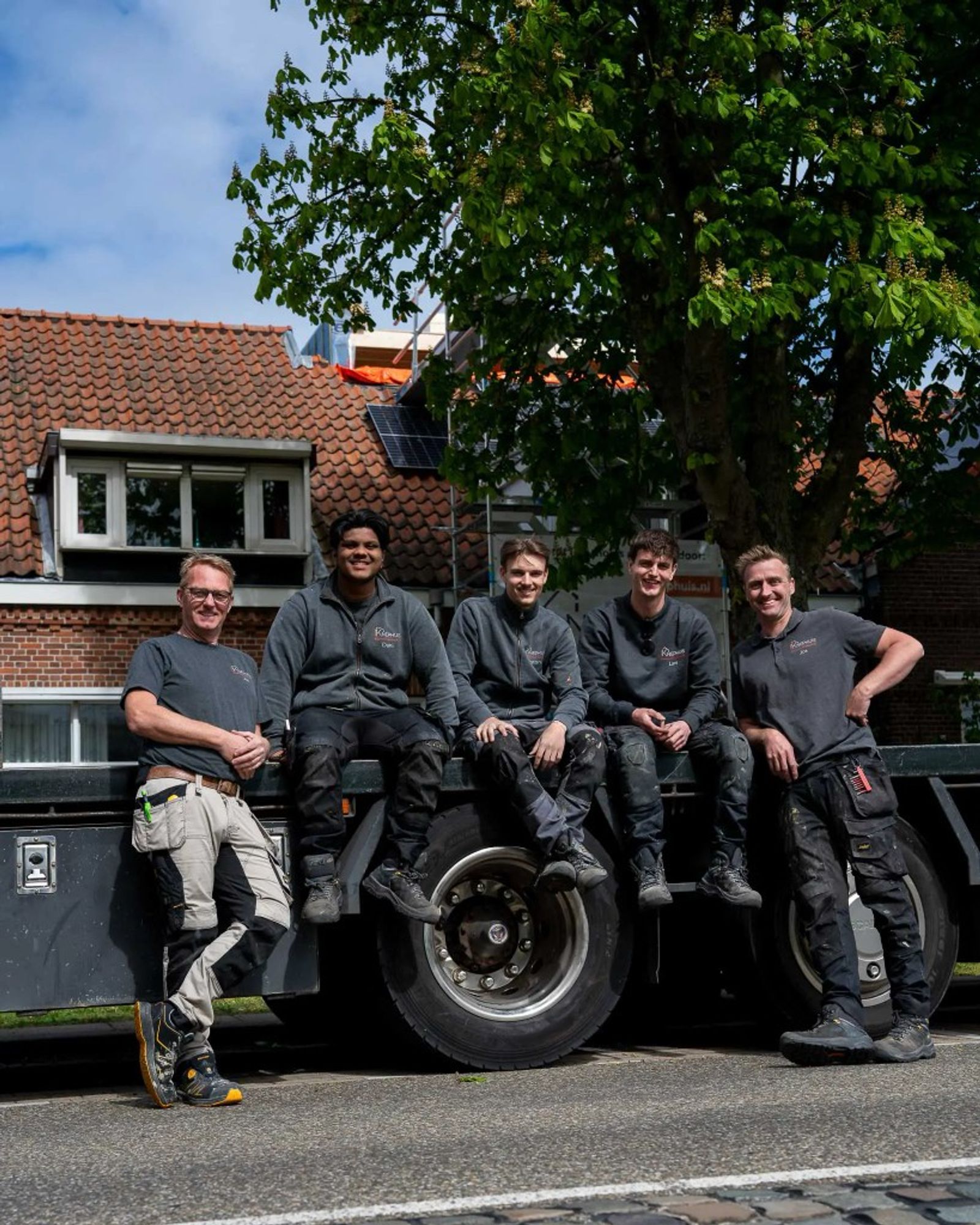 Het team van Aannemersbedrijf Knephuis