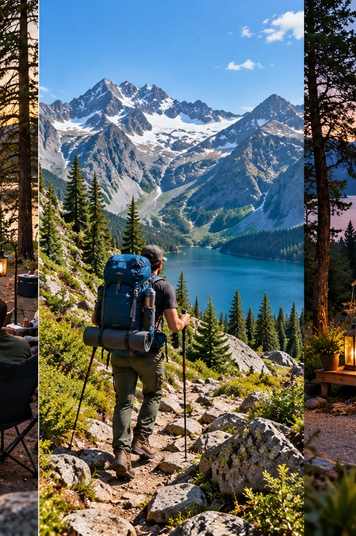 The Difference Between Camping, Backpacking, and Glamping (And Which Is for You)