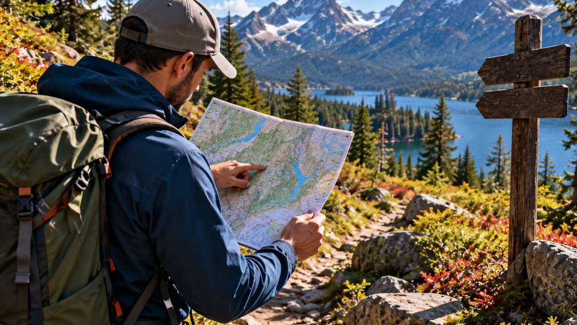 How to Read a Trail Map (And Not Get Lost)