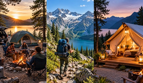 The Difference Between Camping, Backpacking, and Glamping (And Which Is for You)