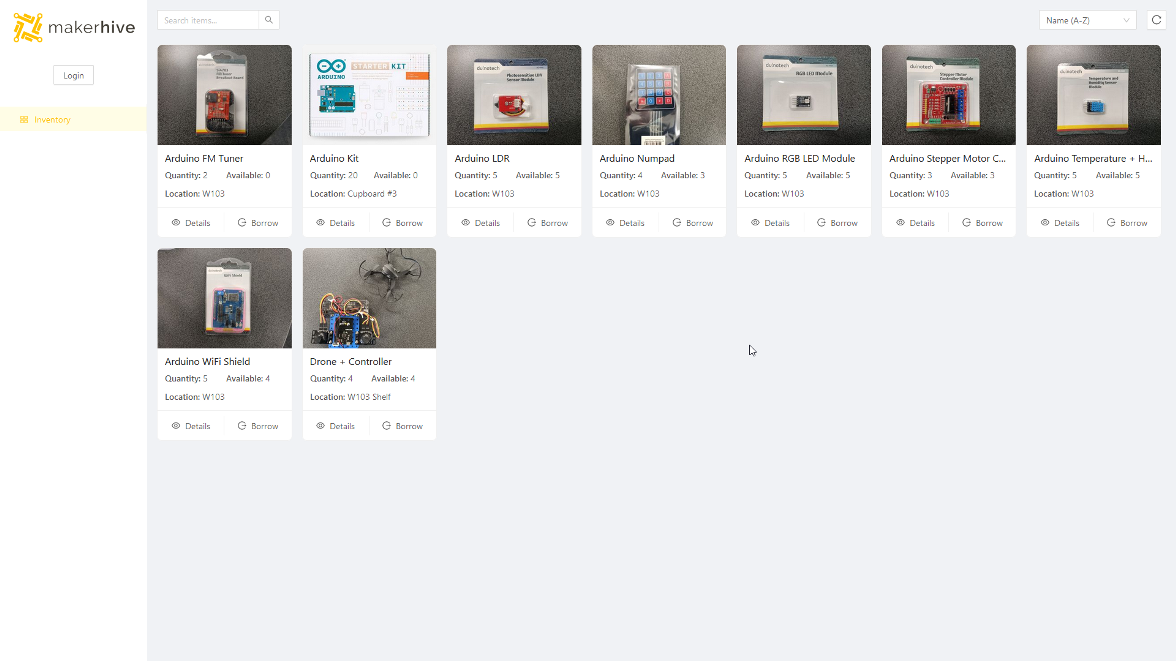 Makerhive home page