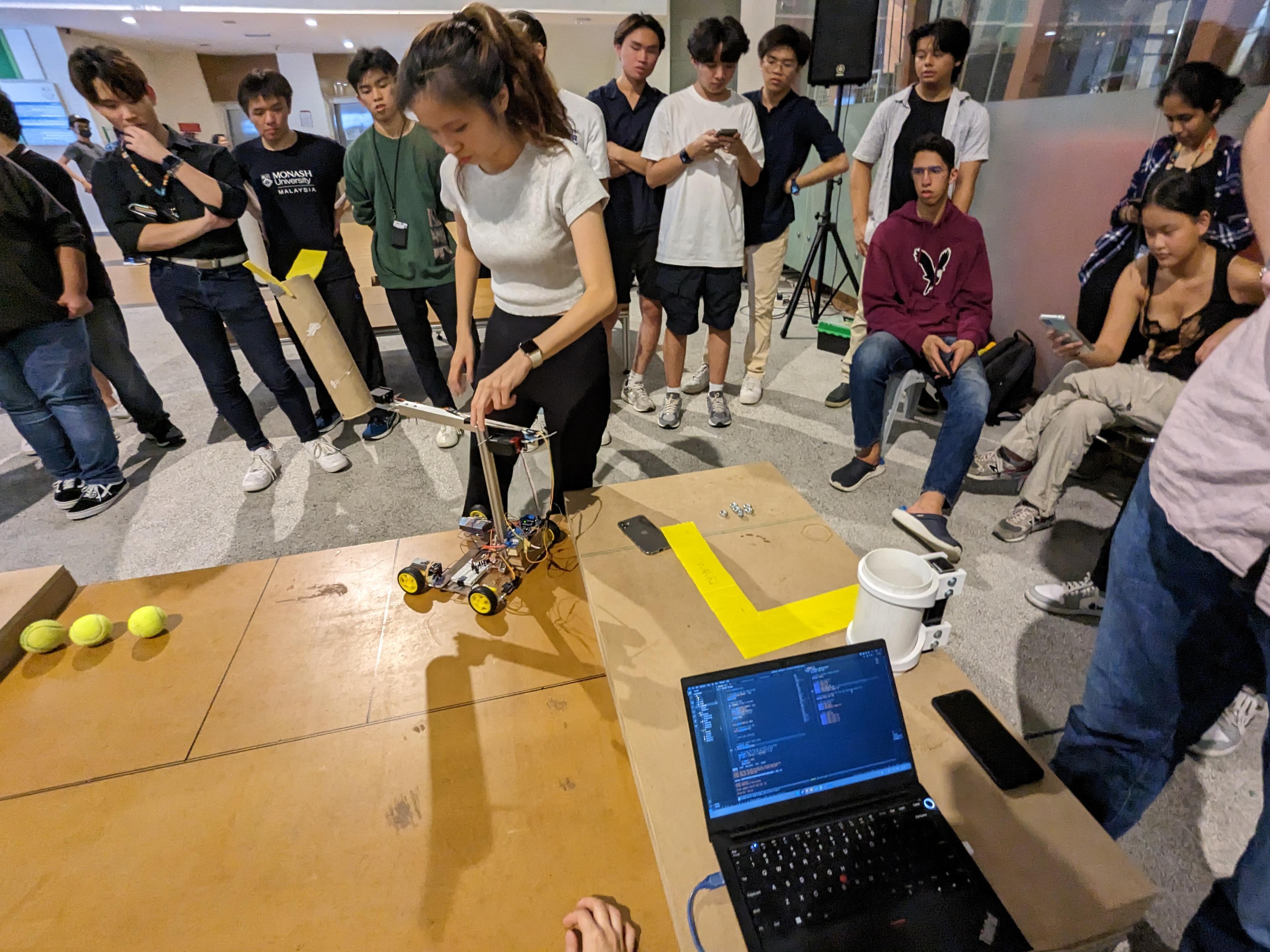 Our robot in the contest.
