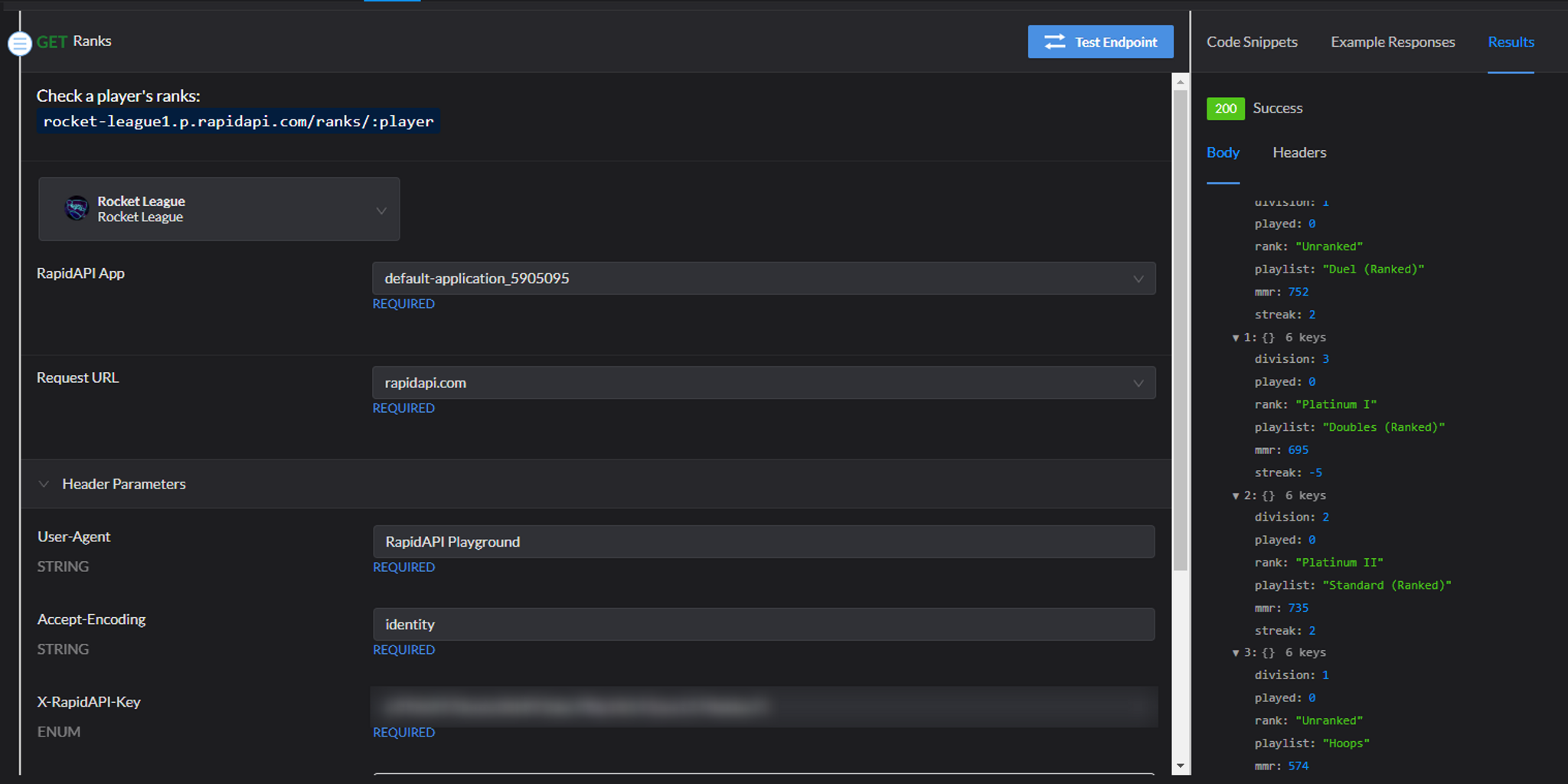 Rocket League API: Fetching Rocket League Ranks, Shops & Player Stats ...