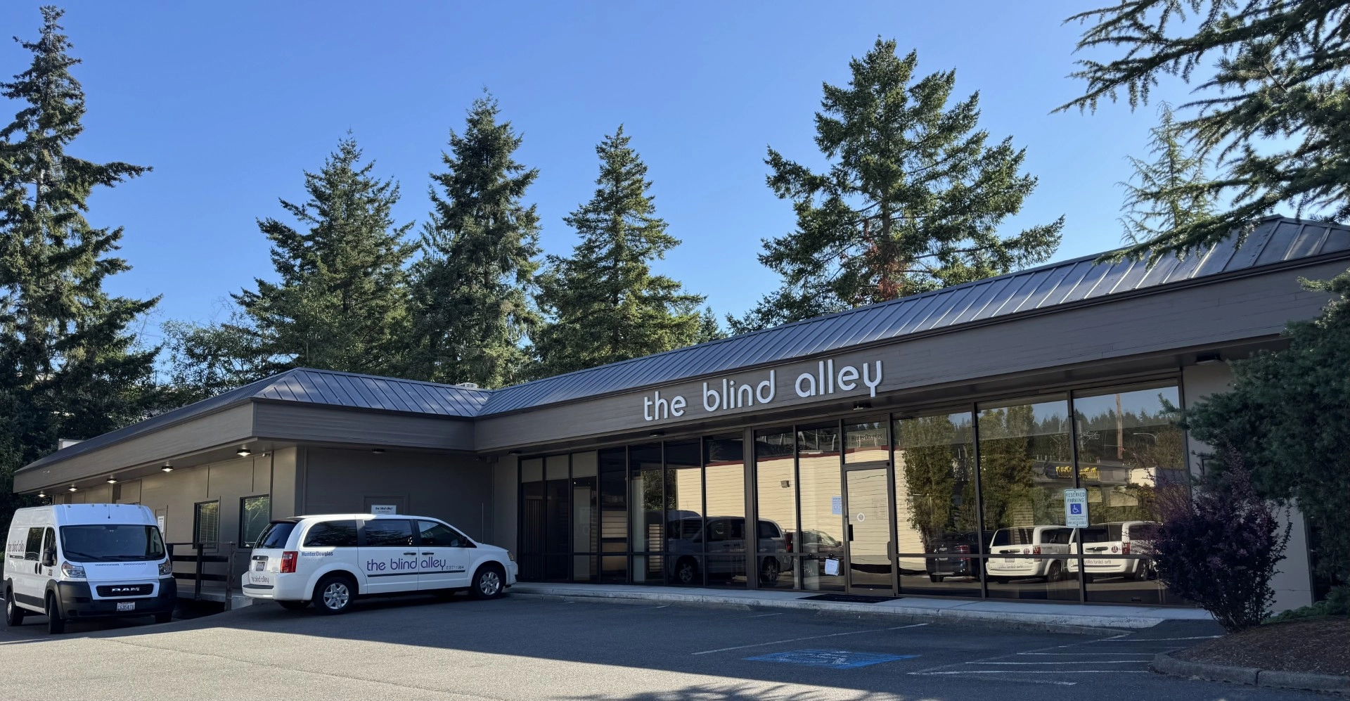 The Blind Alley storefront.