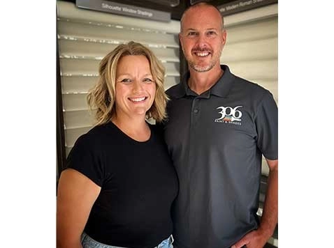 306 Paint & Shades' owners Barb and Stefan Geddes.