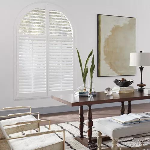 Shutters Window Coverings in Office