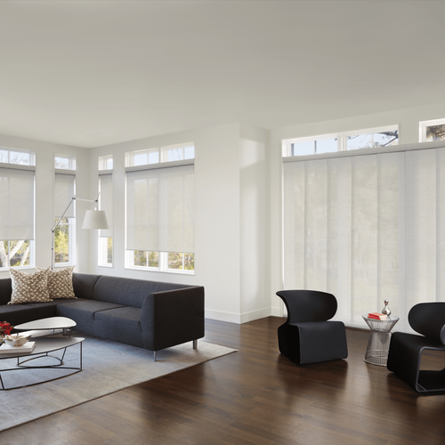 Living Room Blinds and Shades