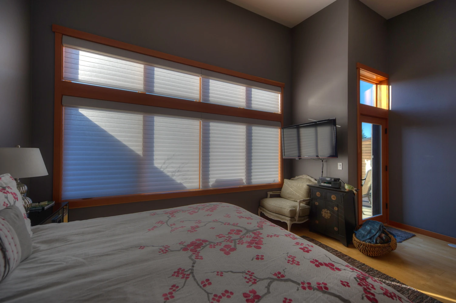Eagle Harbor Portfolio Image featuring Hunter Douglas shades.