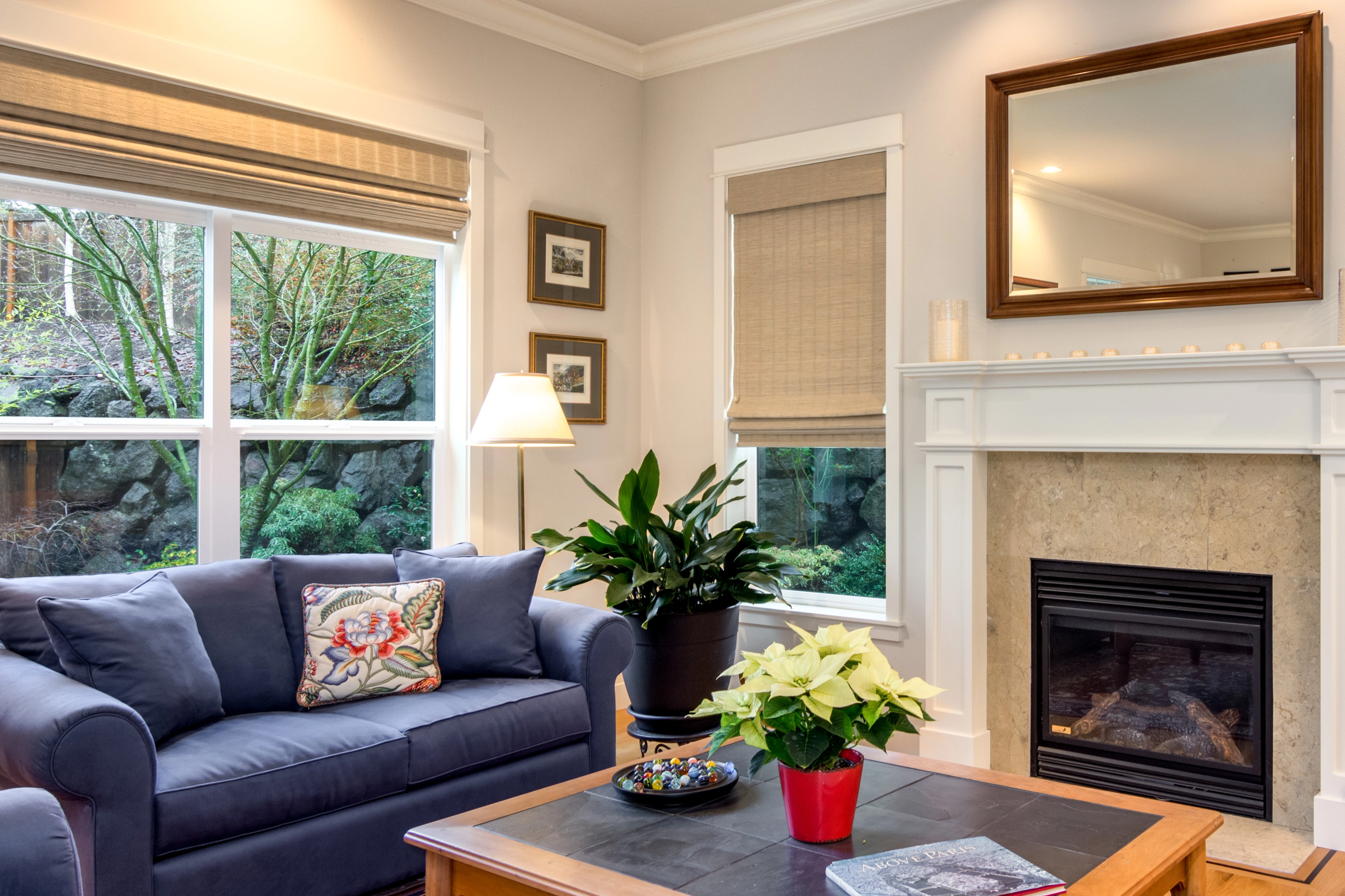 Eagle Harbor Portfolio Image featuring Hunter Douglas shades.