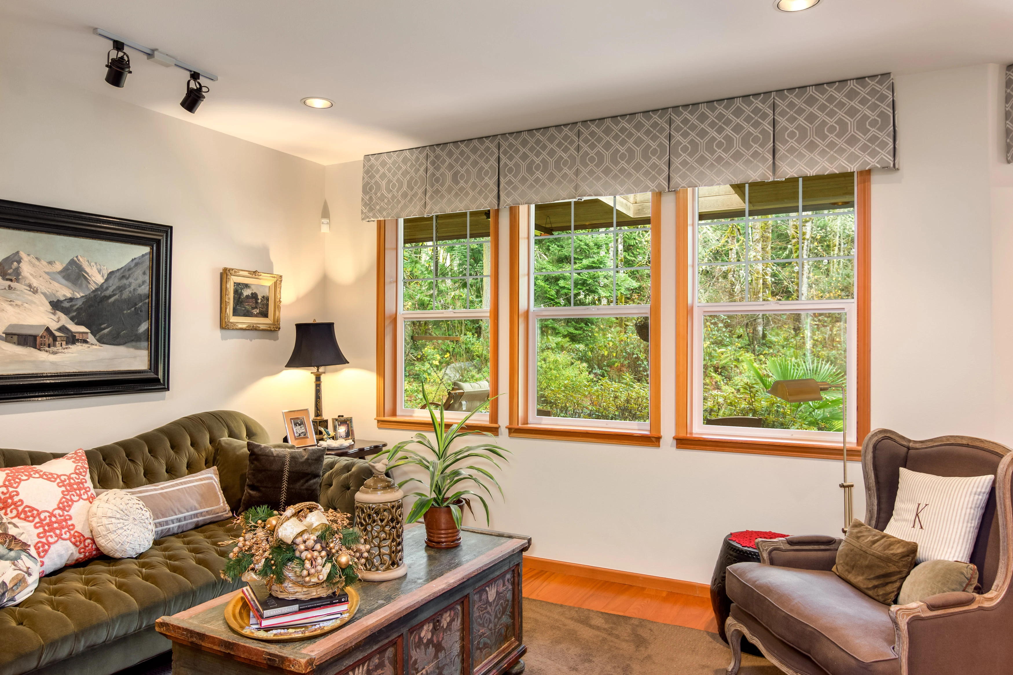 Eagle Harbor Portfolio Image featuring Hunter Douglas shades.