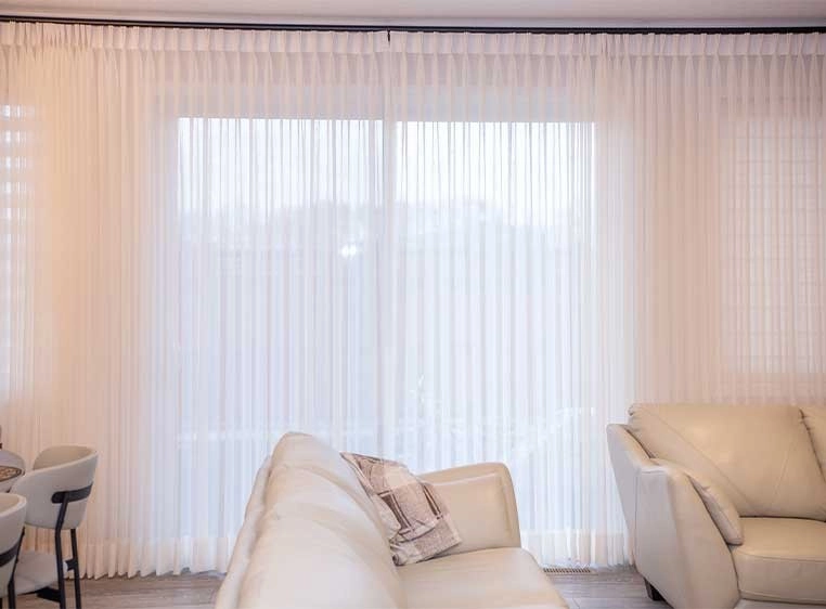 Sheer drapery