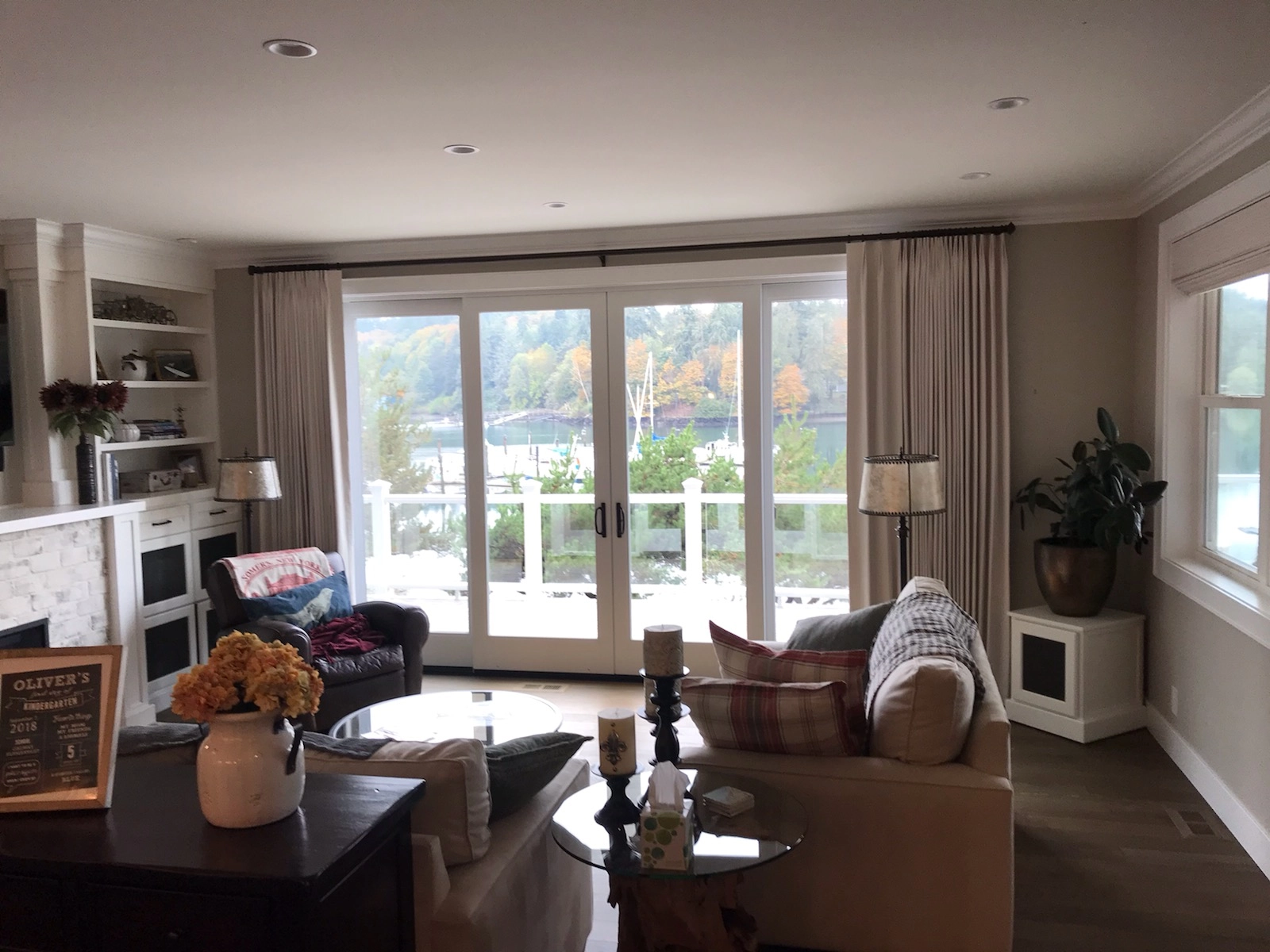 Eagle Harbor Portfolio Image featuring Hunter Douglas shades.