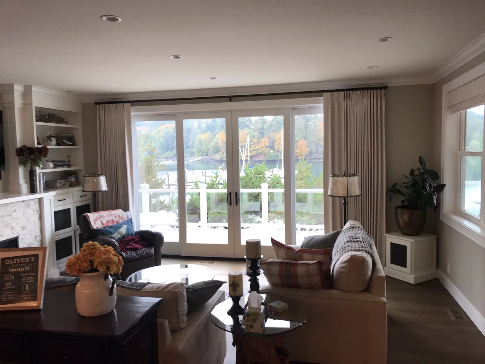 Eagle Harbor Portfolio Image featuring Hunter Douglas shades.