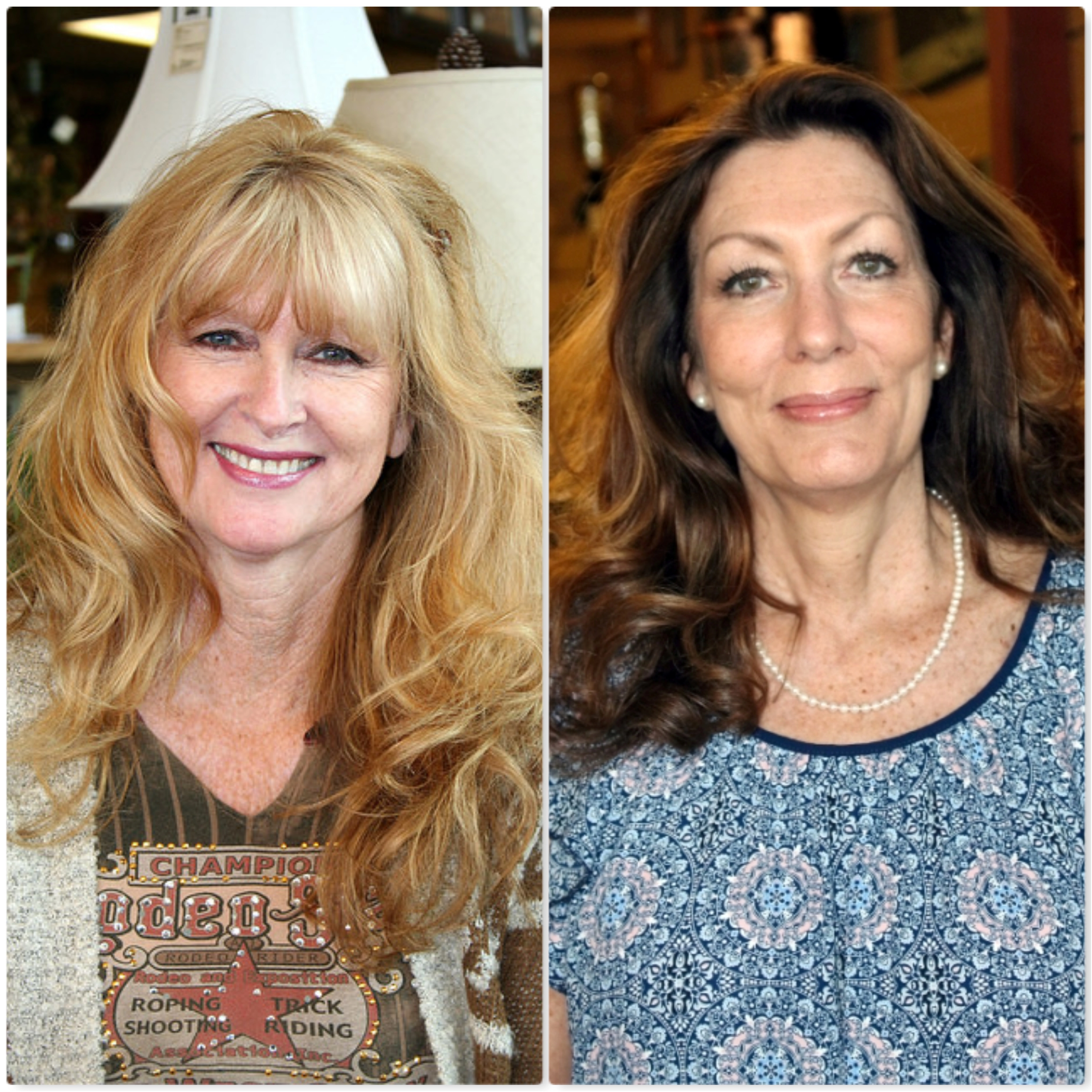 Marsha Burke and Tena Dekker, the designers and window covering specialists at Interiors.