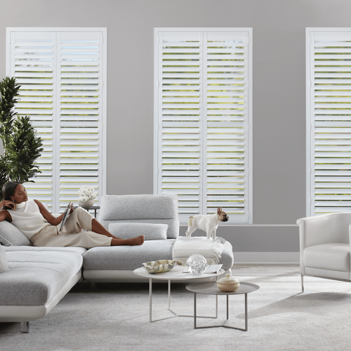 SoftClose™ Louvers for NewStyle® Hybrid Shutters