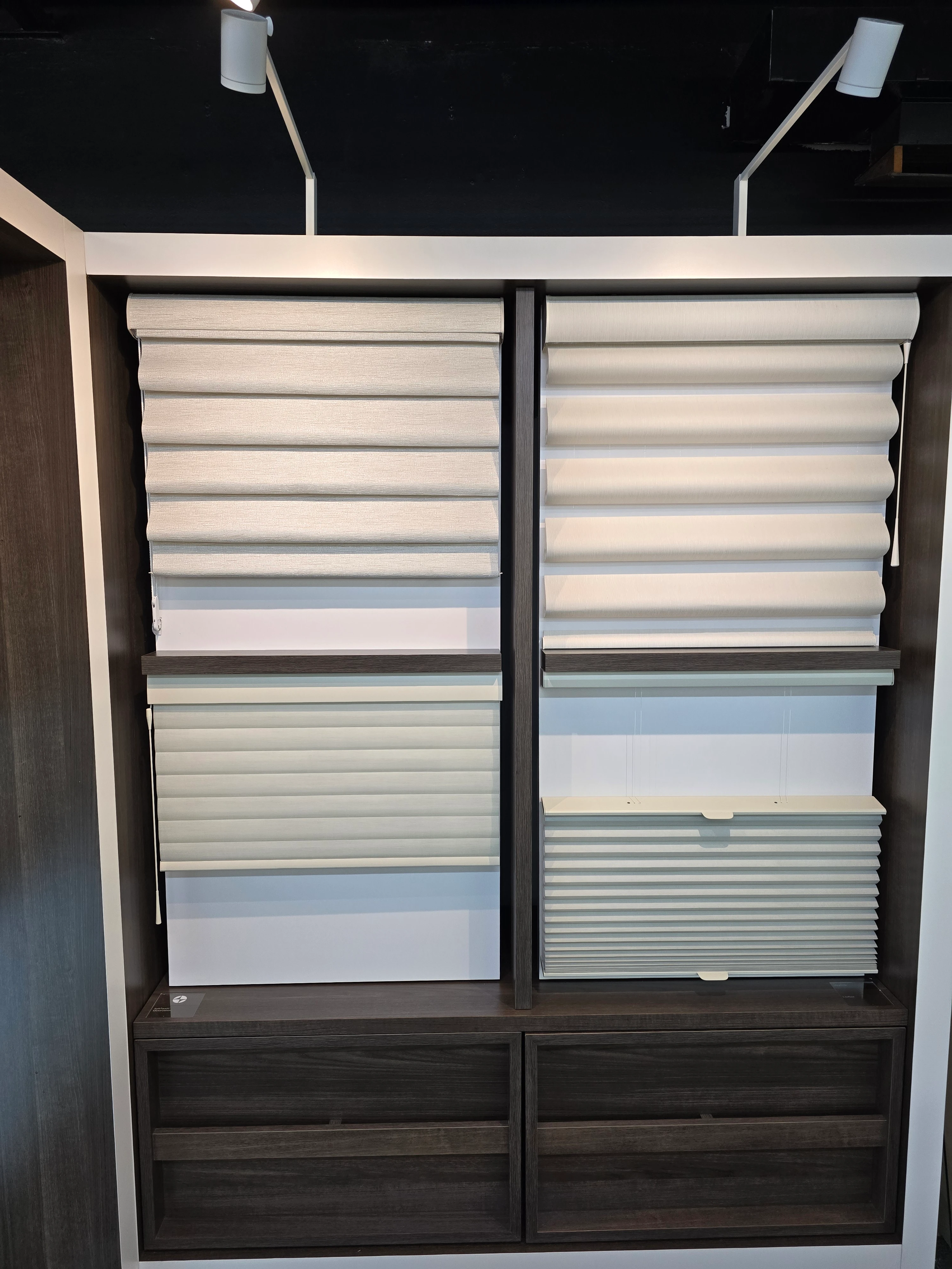 Hunter Douglas shades samples.