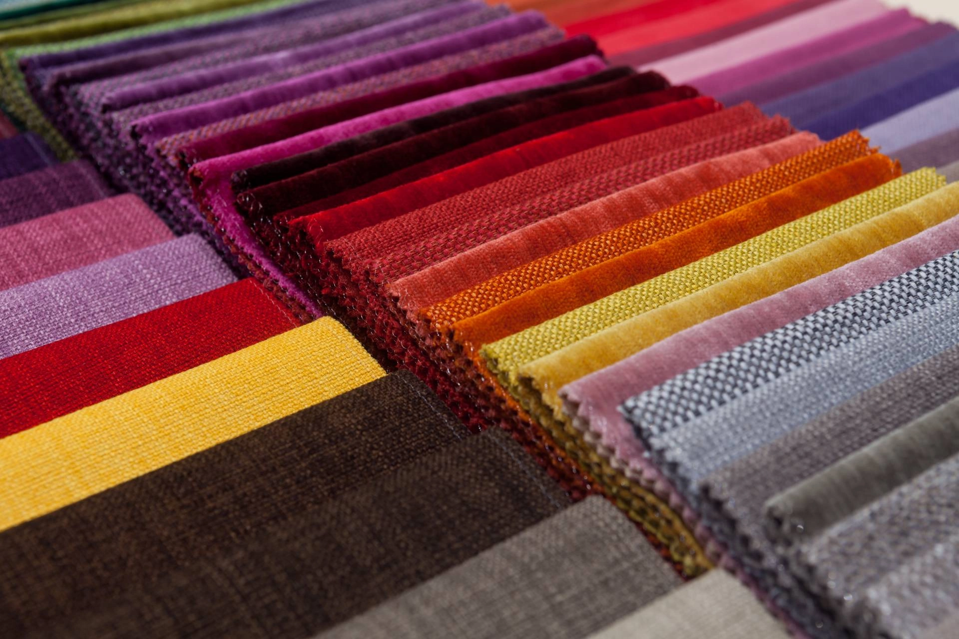 Colorful fabric options for drapery and shades near Newhall, CA