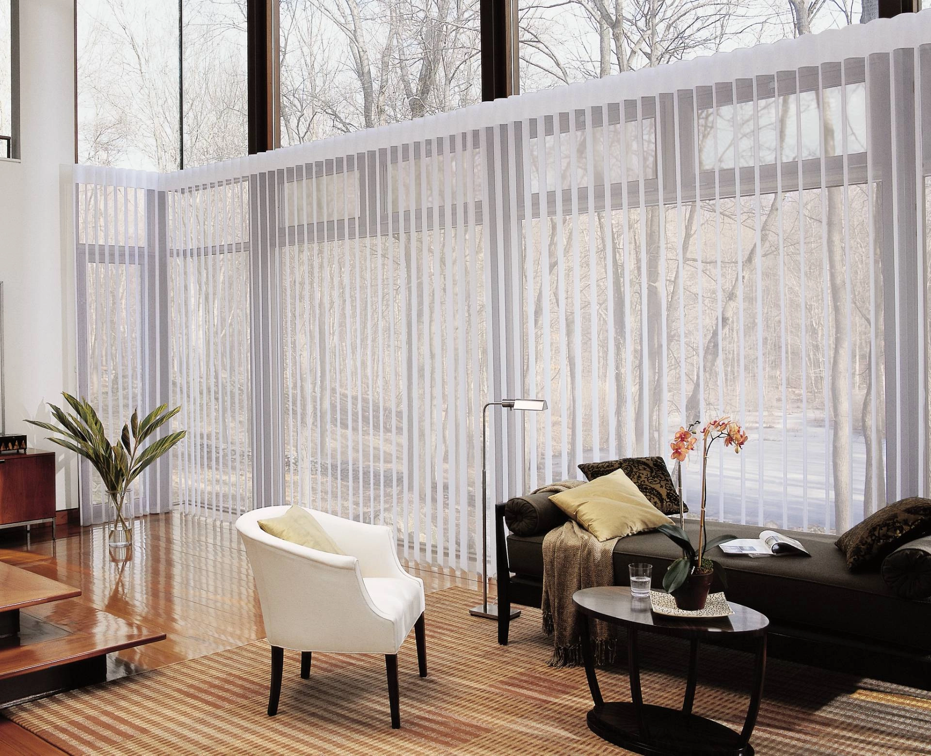 Hunter Douglas Luminette® Sheer Panels in a home near Newburgh, New York
