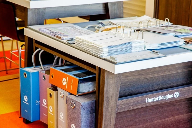 Larry's Design Center showroom.