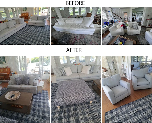 Before_After Upholstery sofas