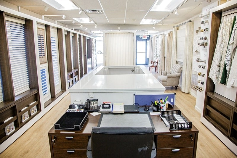 Larry's Design Center showroom.