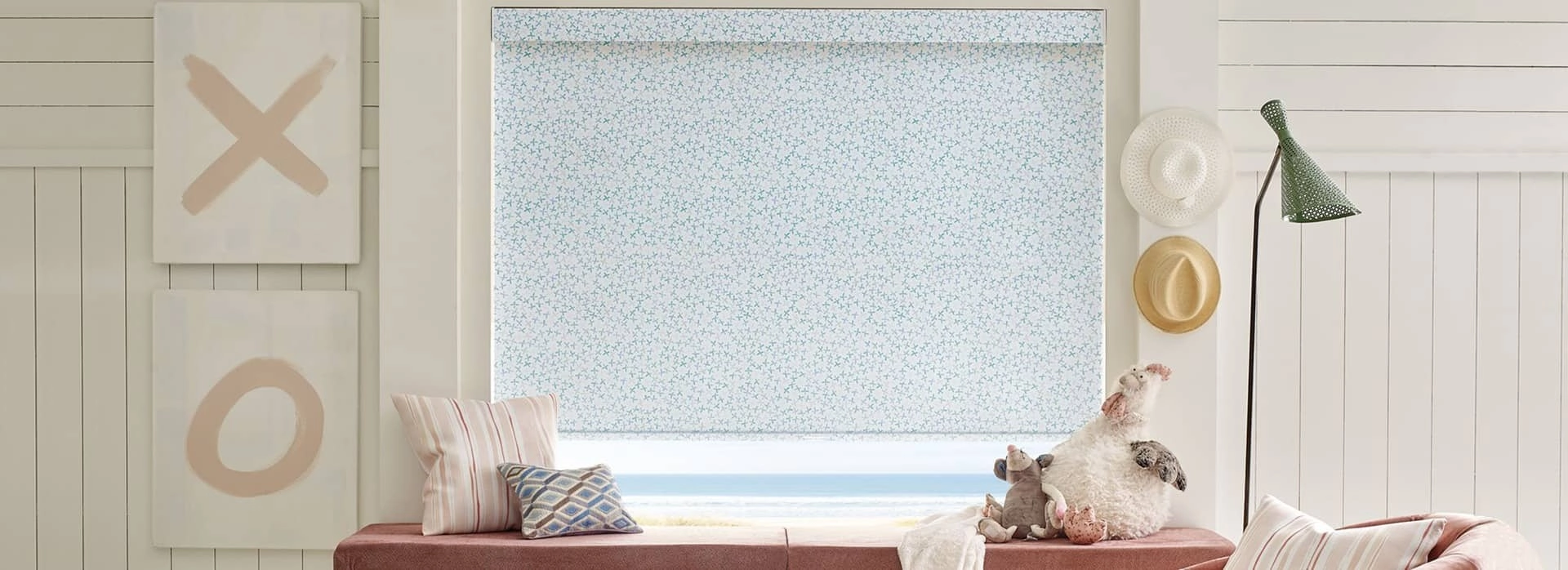 Designer fabrics from Rebecca Atwood Design Studio™ collection for custom shades near Bronxville, New York (NY)