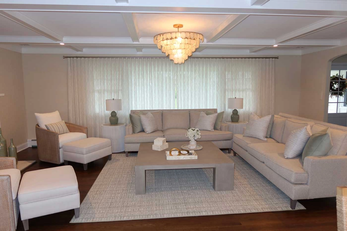 Living room interior design by JM Windows