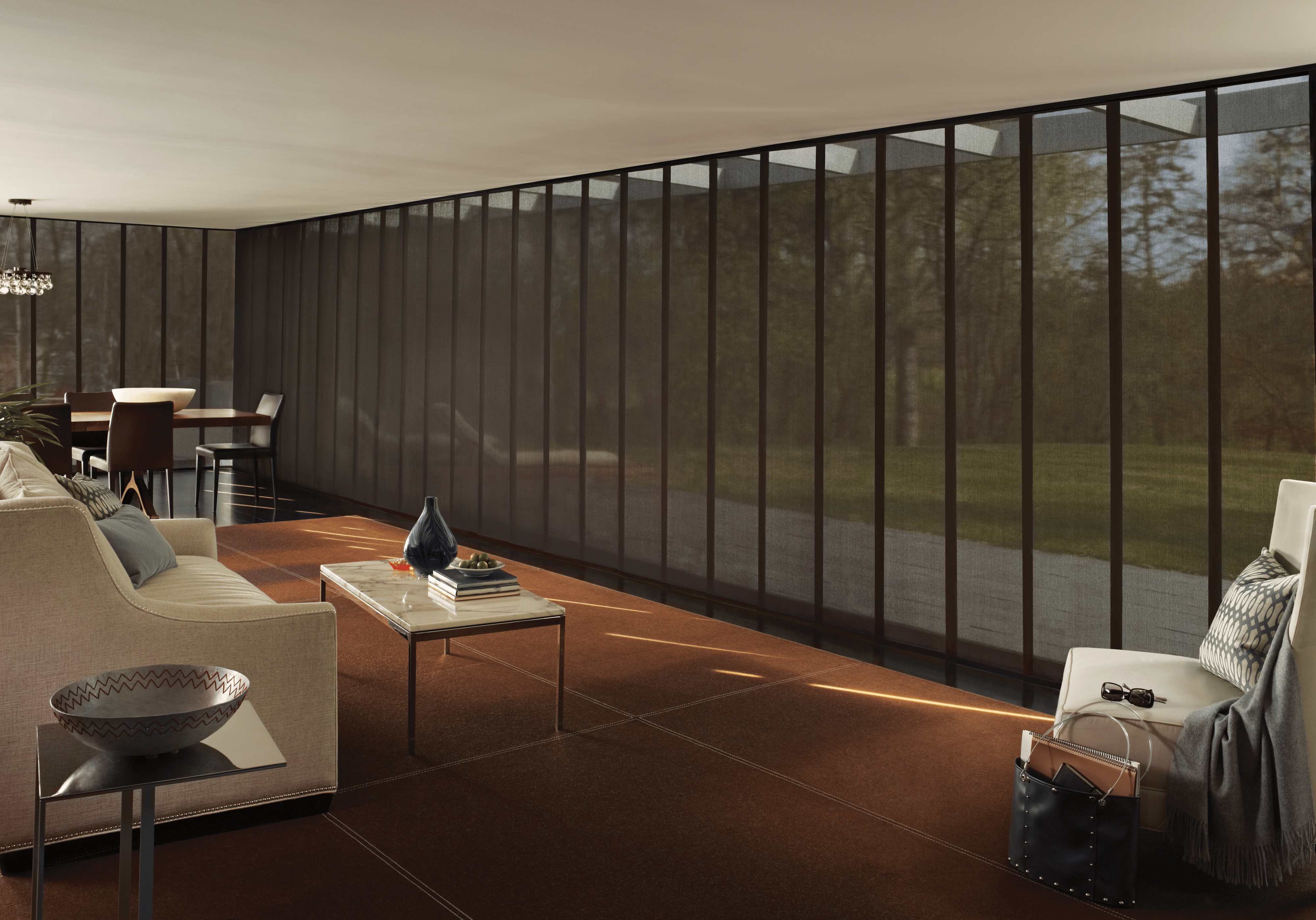 Panel-Track Blinds