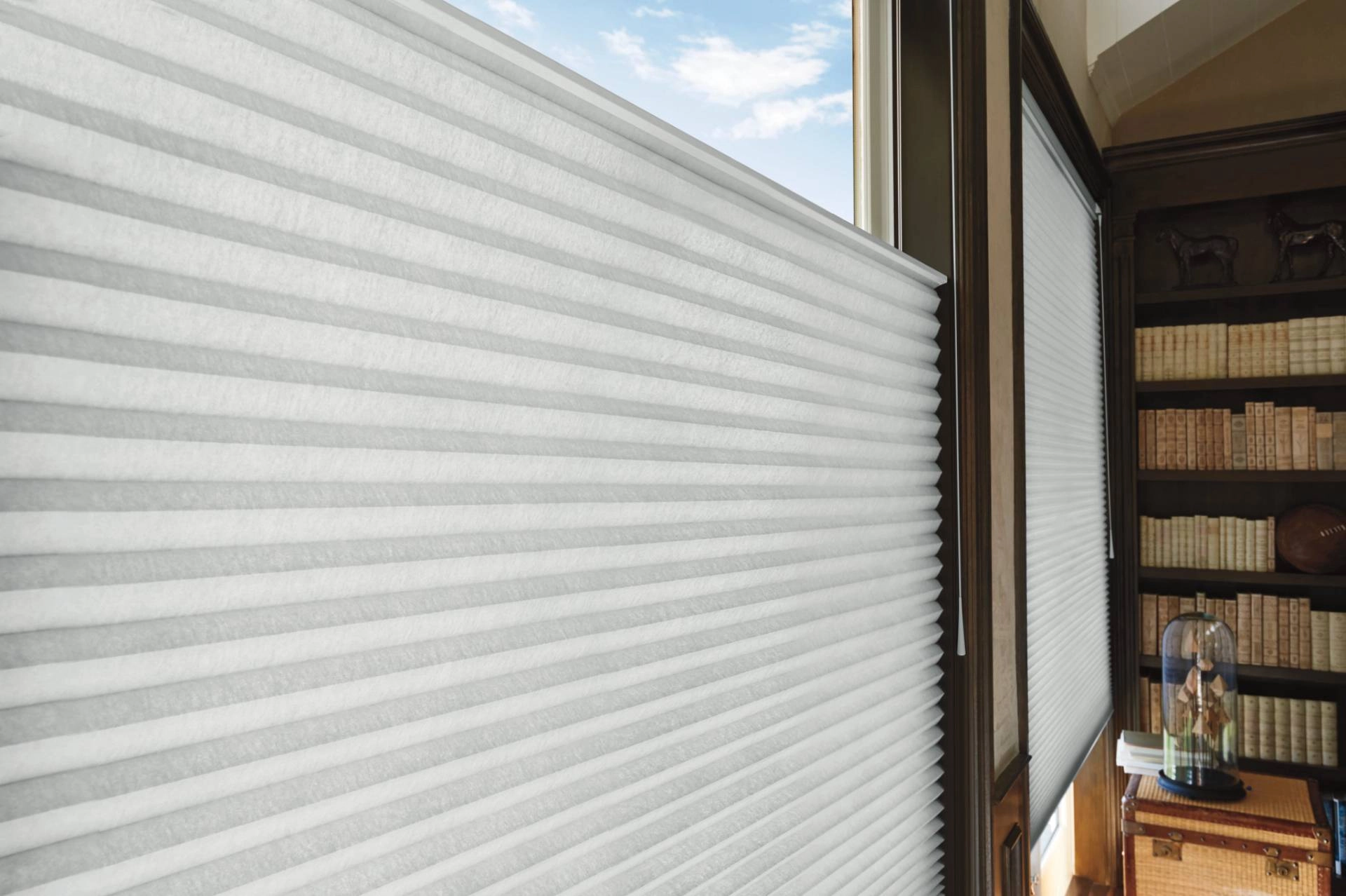 Hunter Douglas Duette® Cellular Shades in a study near Silver Spring, MD